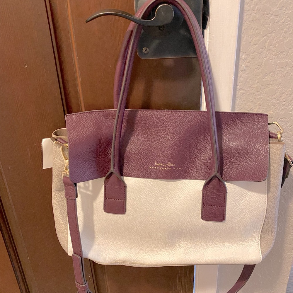 India Hicks Fussy Sarah Purple Bag